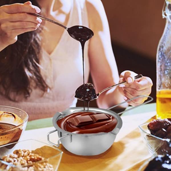 Chokolade Smeltepot (304 Rustfrit Stål) 400ml Dobbeltkedel Smør