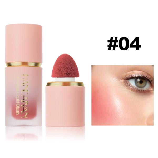 Flytande rouge contour HANDAIYAN naturlig modifiering lätt att färga matt rouge flytande rouge 4#