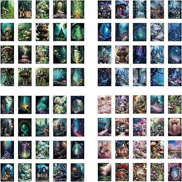 Scrapbook Pysselpapper Kit Material Decoupage Papper Magi