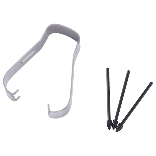 Stylus Nib S6 Nib S7 Efterfyldning N10 Udskiftelig S22 Nib N20 Efterfyldning 1 Sæt 25 Sorte Penhoveder + 5 Klips