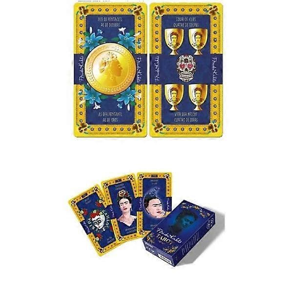 Fournier Frida Kahlo Tarotkortlek för spådom och spåneri.