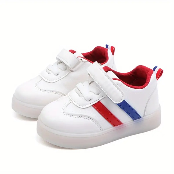 Casual Cool Low Top Sneakers With LED Light For Girls, Comfortable Non-slip Sneakers For Walking Running