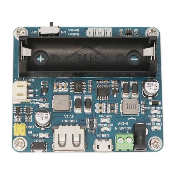 Solcellshanteringsmodul för 6V-24V solpanel, stöder MPPT-funktion, USB-anslutning batteri