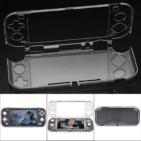 Transparent PC Crystal Shell Skyddande Skal Klar Skyddande Omslag För Nintend Switch Lite Spelkonsol Stöd