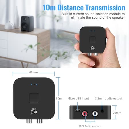 Bluetooth 5.0 Audio Receiver, Sort