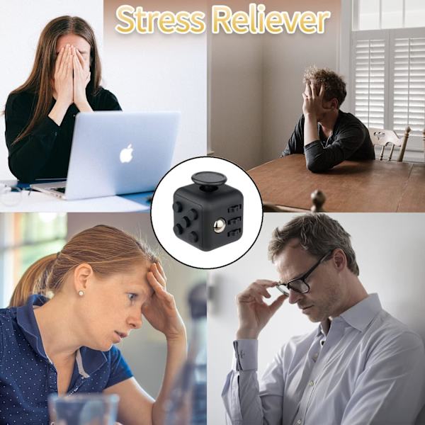 Fidget leker kube leker sensoriske leker stressreduserende leker angstreduserende leker for å drepe tid fingerleker