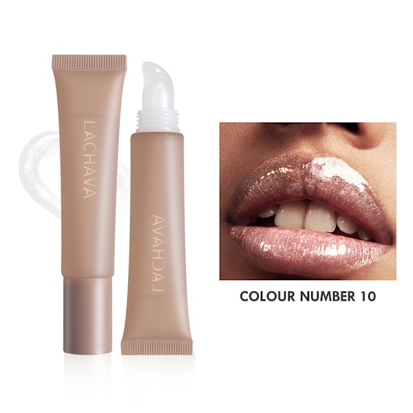 LACHAVA spejl flydende maling 10 farver perlemorsglimmer lipgloss læbeglans læbeglasur makeup engros 10