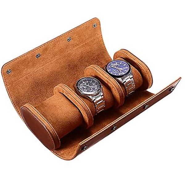 Watch miehille – Watch 3 , Nahkainen watch case – Elastinen Pu-materiaalista organizer vintage case