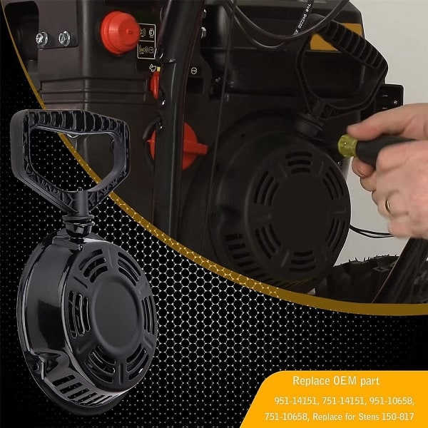 Startmotor för MTD 951-10658 951-14151 för ZS365 ZS 370 snöslungor