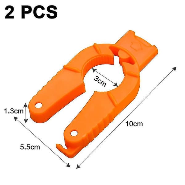 2-pak Multifunksjonell Flaske- og Boksåpner, Plastvannflaske, Drikkboksåpner, Ergonomisk Loksåpner