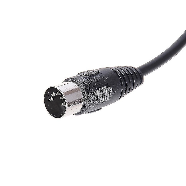1x 50cm 5-polet Midi Din Y-splitterkabeladapter 1 han-stik til 2 hun-stik Hfmqv