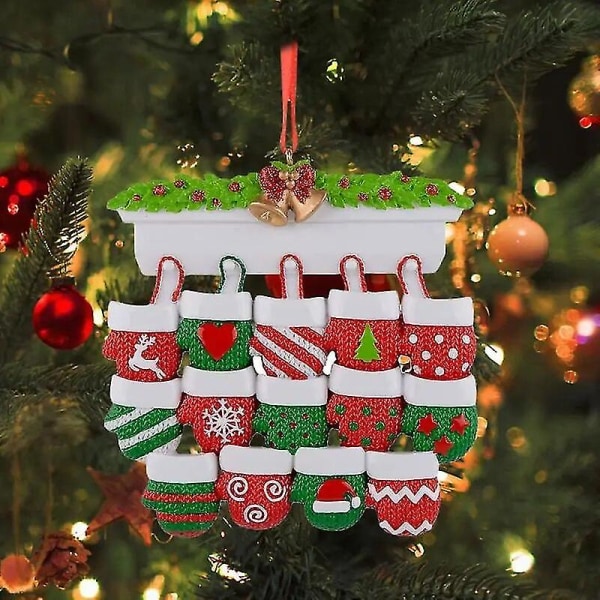 2023 Skräddarsydd jul familjeprydnad Familj julgran prydnad hänge Hemfest dekoration Kreativ gåva