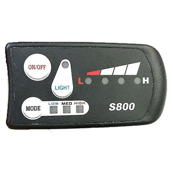 Elektrisk cykel LED S800 Display 36v 48v Elektrisk cykel Intelligent kontrollpanel Display Elektrisk