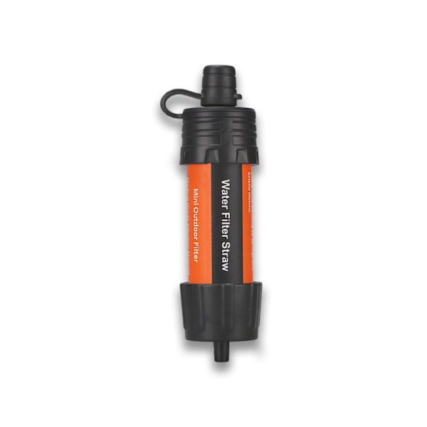 Bärbar campingvattenrenare gräsnöt vattenspridare (orange)