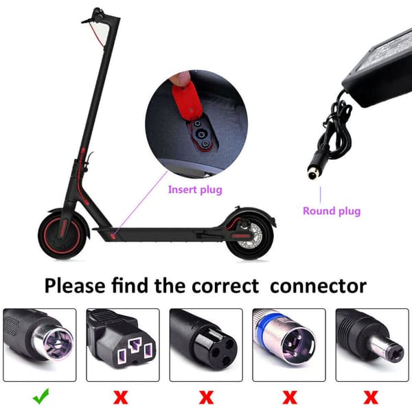 42V Elektrisk Scooter Batterilader For Elektrisk Scooter