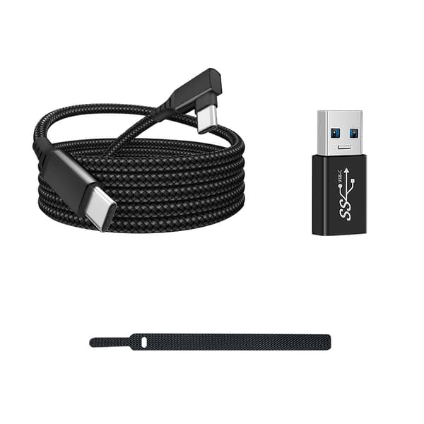 Datakabel för Laddning och Överföring för Oculus Quest 2 Link USB 3.1 Typ C USB-A till Typ-C Kabel