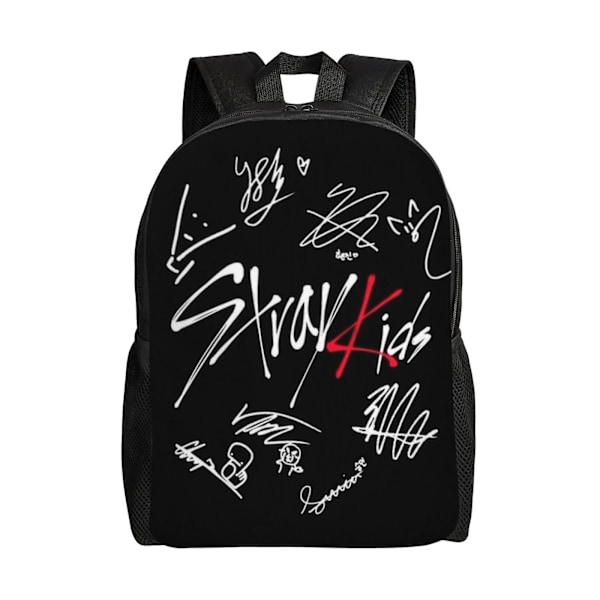 a641Stray Kids Skolesekk for Tenåringsjenter Ungdomsskole Bag  Laptop Vesker zxDM641