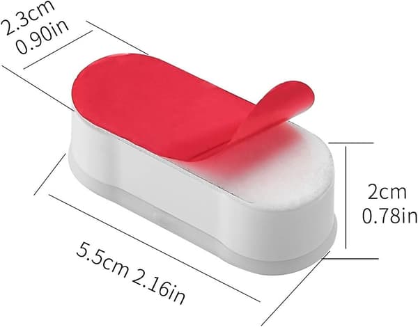 Toalettsits Buffertar 4-pack Sits Bumpers Universal Stoppar För Toalettlock