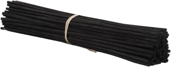 50-pinners aroma diffuserpinner, 30 cm lange, egnet for eteriske oljer og duftdiffusere, svart.