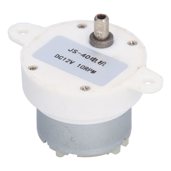 JS‑40 DC12V 10RPM växelmotor med låg hastighetsreduktion, lämplig för finansiella maskiner, kontorsautomation, etc.