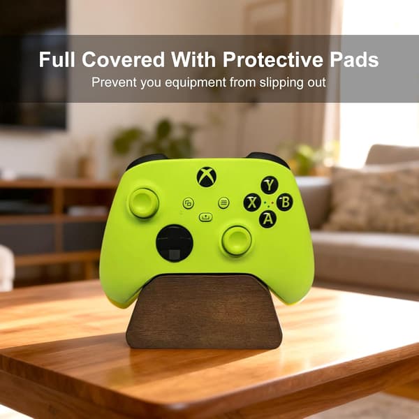 Gamepad-stander i massivt træ, controllerholder til PS4 PS5 Xbox