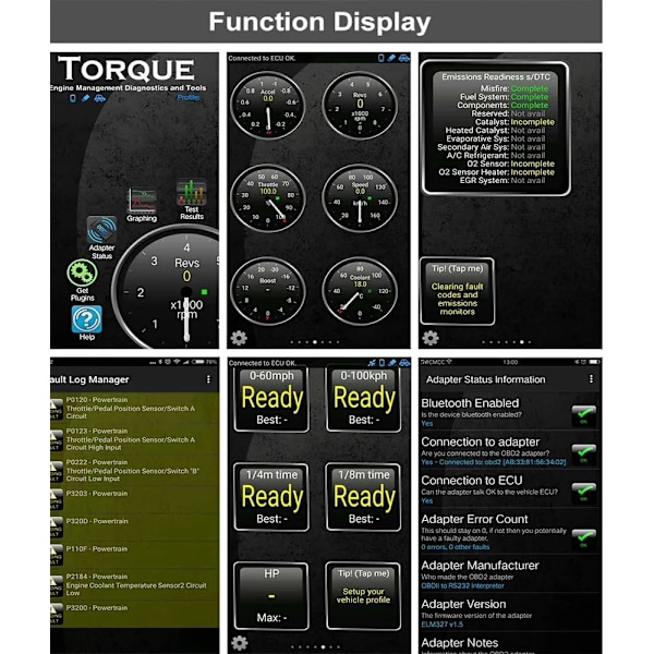 V1.5 WIFI Scanner Bil OBDII Diagnostikverktyg Kodläsare PIC18F25K80 Chip För Android IOS Windows