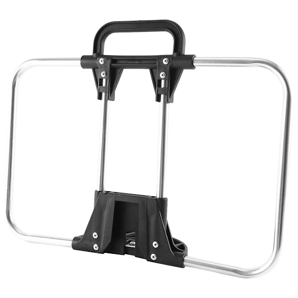 Taitettava Pyörälaukku Kori Runkojalusta Korilaukulle Taitettavat Pyörävarusteet 40x26cm Hopea