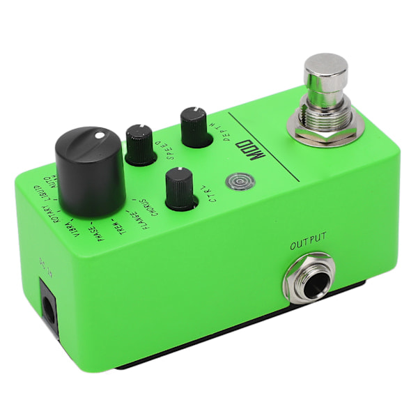 Elektrisk Gitar Effektpedal 11 Klassiske Effekter 1/4\" Mono Lydgrensesnitt Mini Modulasjonspedal