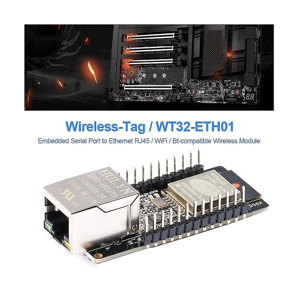 Wt32-eth01 Inbyggd seriell port Nätverk Ethernet Bluetooth Wifi Combo Mcu Modul Esp32 Wireless