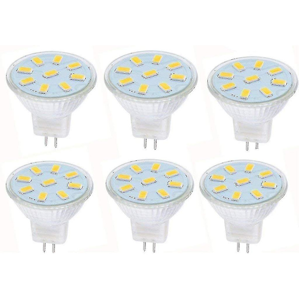 2W LED MR11 LEDMR11 GU4 LED Pærer LED Flood Light Pære SMD 5730 9LEDs MR11 LED Pære Kompatibel Hjem Landskab Sporbelysning, Ækvivalent 20W Hal