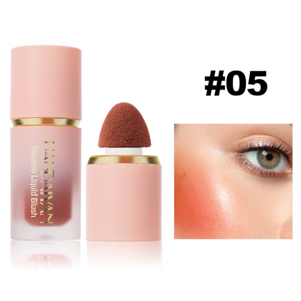 Flytande rouge contour HANDAIYAN naturlig modifiering lätt att färga matt rouge flytande rouge 5#