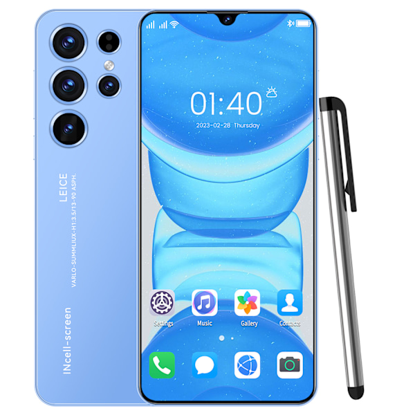 Ny S24 Ultra 6,8-tums Android allt-i-ett 1+16G smartphone gold