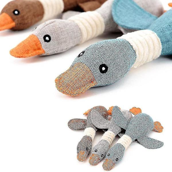 Plush Hundelegetøj, Blødt Kvæk Kvæk Legetøj Hund, Interaktivt Trænings Tyggelegetøj Til Hvalp Kæledyr