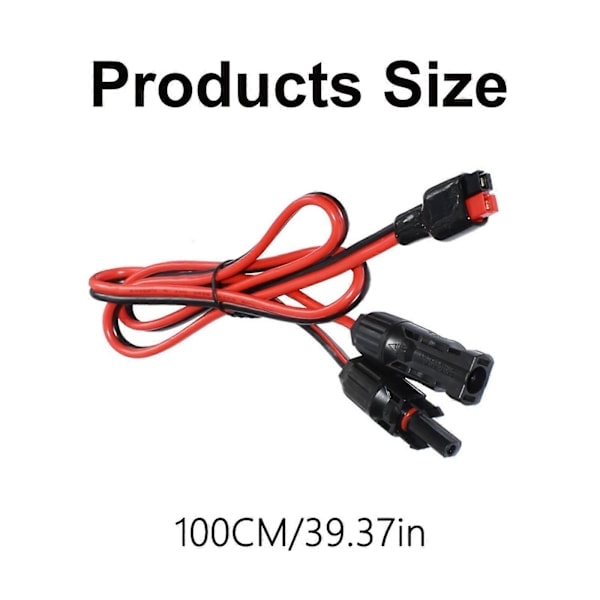 10AWG Solpanel Kabel Konnektor til Generator Sol Konnektor 3.65m
