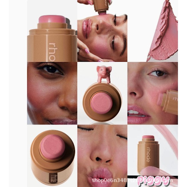 Rhode skin ny blush stick Hailey Hailey piggy/freckle leppe- og kinn-dual-use blush piggy