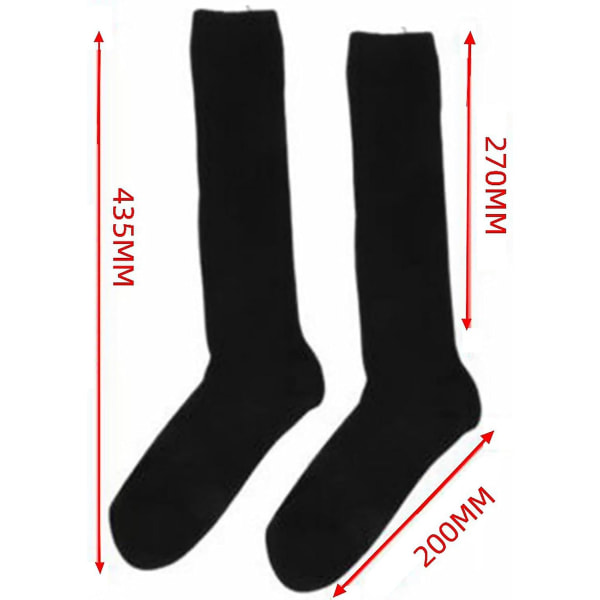 Opvarmede sokker til mænd Kvinder Vinter Fodvarmer Sokker Batteri Genopladelige Varmestrømper Udendørs Varme