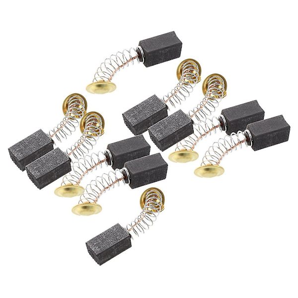 10 Par Kulstofbørster til Værktøj 6,5 X 7,5 X 13mm 999021 Kompatibel med Hitachi
