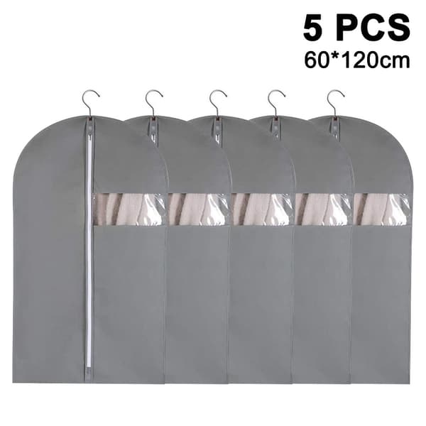 5-delat set extra stora 60*120cm dammskydd - grå