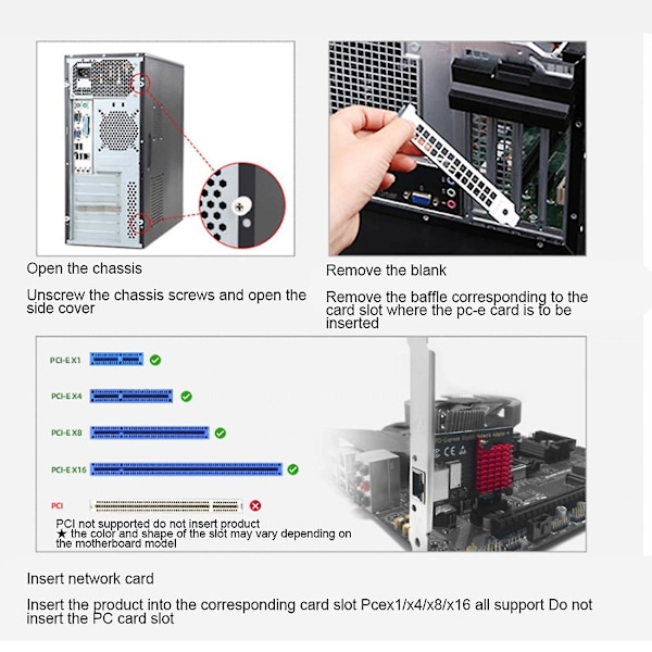 PCIe Kort 2500 Mbps Gigabit Netværkskort 10/100/1000 Mbps RJ45 Kabelforbundet Netværkskort PCI-e 2.5g Netværk