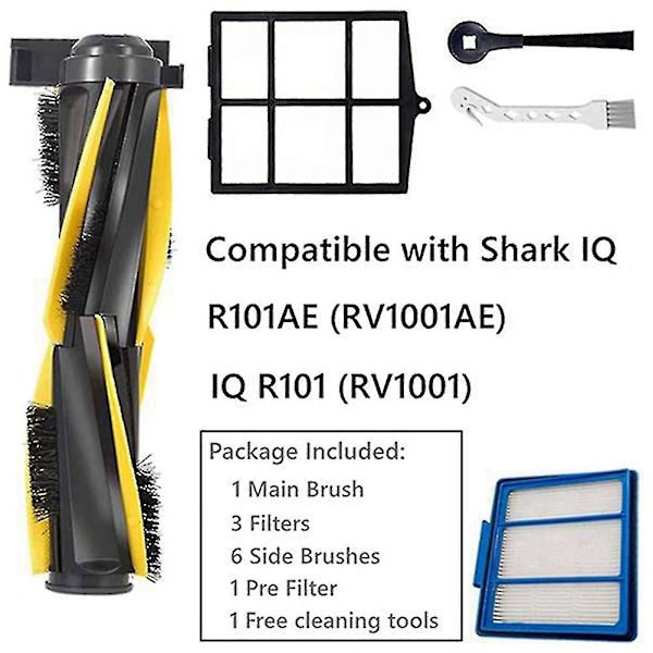 Kompatibel med Shark Iq Rv101ae (rv1001ae) Rv1010ae Iq R101 (rv1001)filter Del