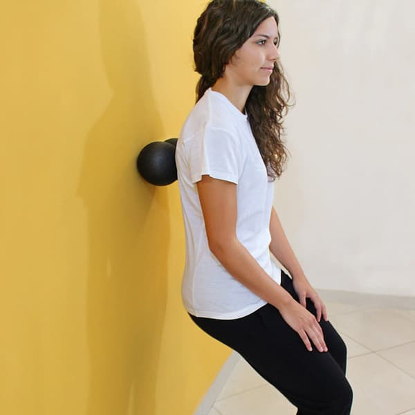 EPP akupunktur massage jordnøddekugle - 12*24cm sort