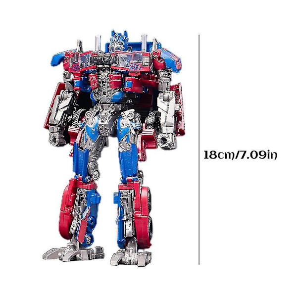 Deformerbar Bilrobot Legetøj Bærbar Deformationsbilmodel Børns Legetøj Legering Deformationslegetøj Gave Til Børn (Optimus Prime 6022a)