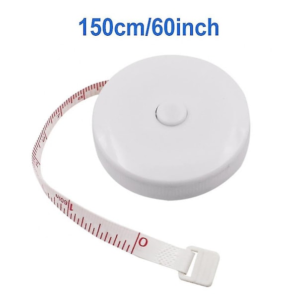 Mini Mjuk Platt Linjal Centimeter - 1.5m Kropps-Måttband Sömnad Skräddare Måttband