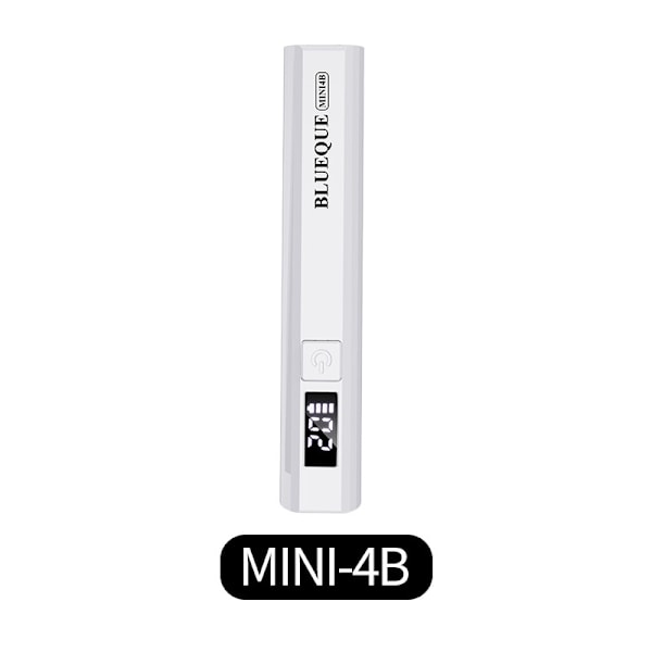 Batteridriven nagelkonst ljusskärm LED nagellampa bärbar nagelhärdningsanordning UV-ljusterapimaskin handhållen minilampa