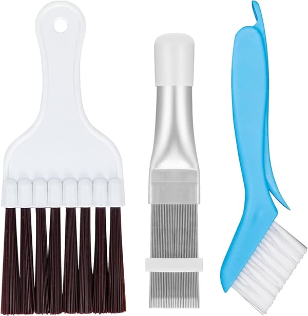 Kondensorkam, 3-pack luftkonditioneringskondensorfinkam, luftkonditioneringsfinkam, luftkonditioneringsborste