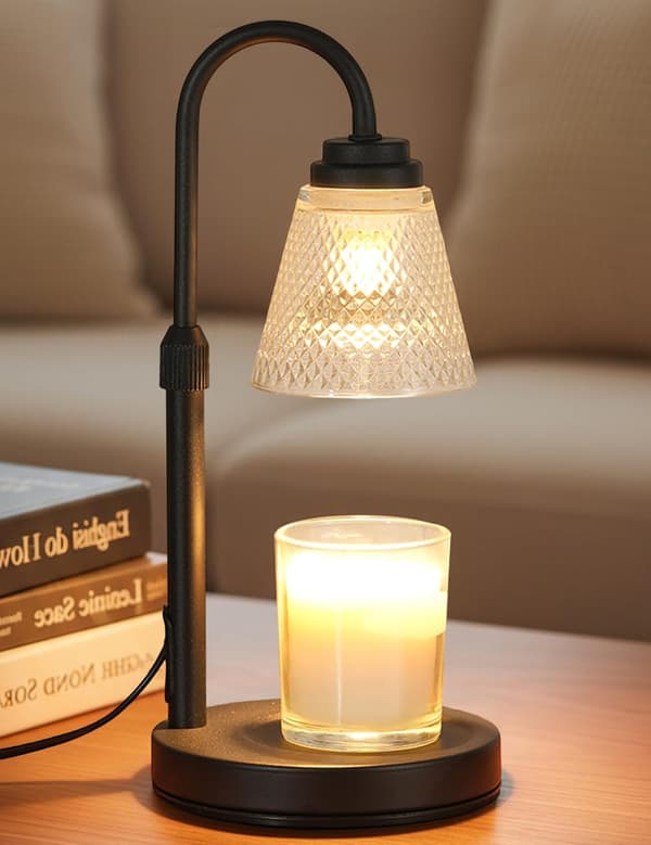 Stearinlysvarmerlampe med timer Hjemmeinnredning Bursdagsgaver til kvinner mor henne