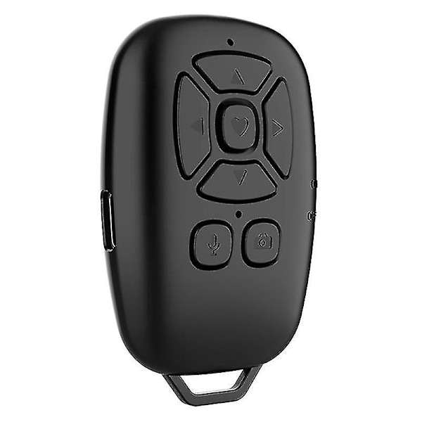 2024 Bluetooth Fjernbetjening Selfie Kamera Lukkerudløsning Mobiltelefon Knap E-bog Vend Side Foto W