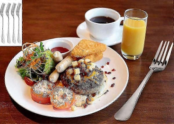 Dinnergafflar, 18/10 Kraftiga middagsgafflar i rostfritt stål