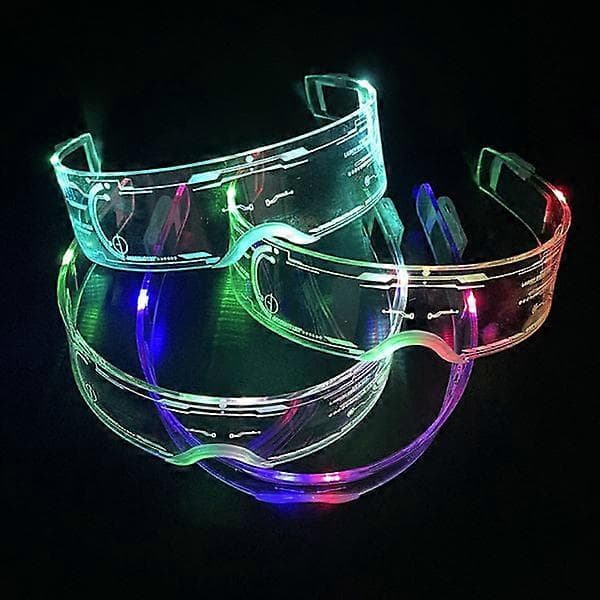LED-valolasit Punk Future Sci Tech -lasit