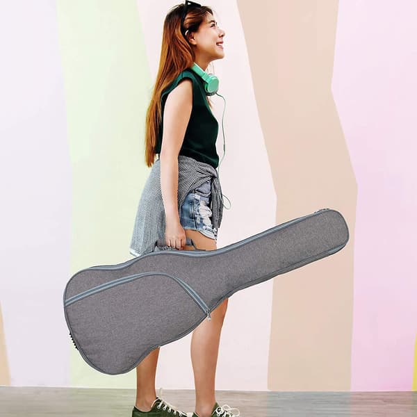 Elektrisk Gitarrväska 12mm Vaddering Dubbla Justerbara Axlar För Elektrisk Gitarr Klassisk Gitarr Och